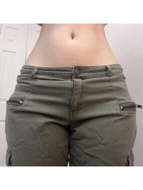 y2k low rise cargo pants
